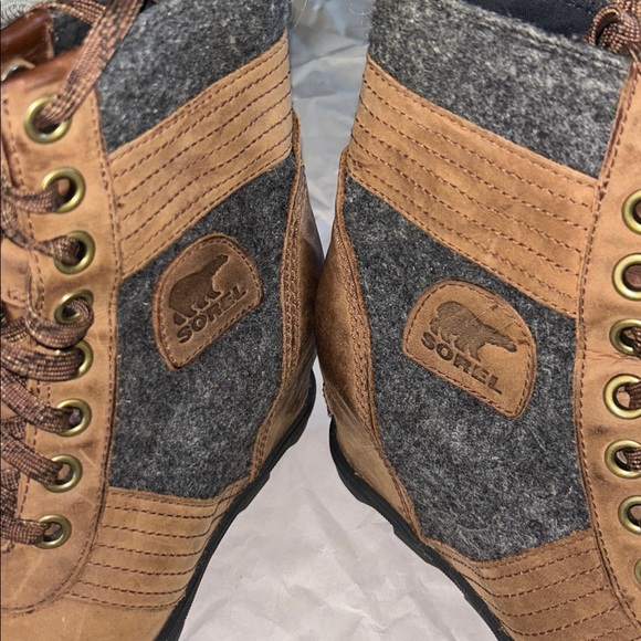 LIKE NEW Sorel Lexie Wedge Boots Size 7 - Picture 4 of 8